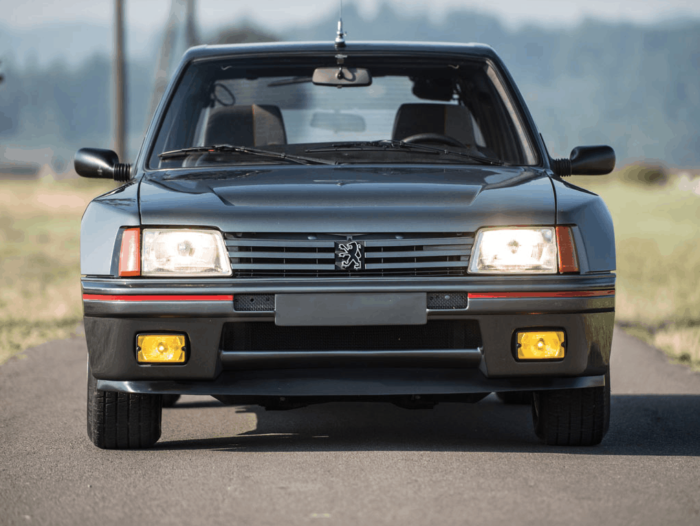 Maquette Voiture Peugeot 205 Turbo 16 Au 1/43 – Marque Norev, Jaune, Occasion