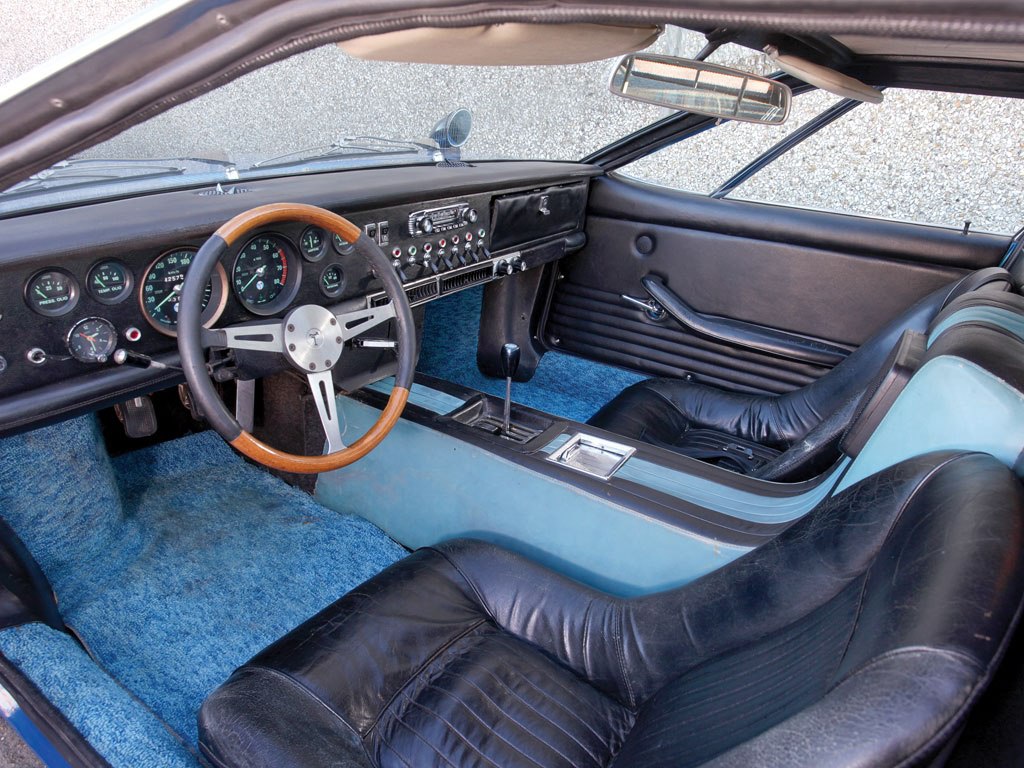 MINICHAMPS 436127122 De Tomaso Mangusta 1969 Blue Modellino for sale online